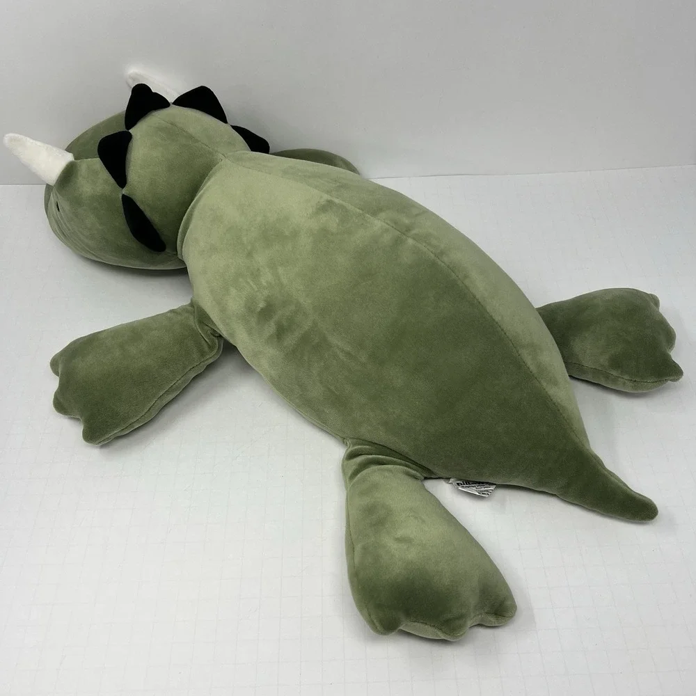 Pillowfort Large Weighted Dinosaur Plush‎ Triceratops Throw Stuffed Animal 24